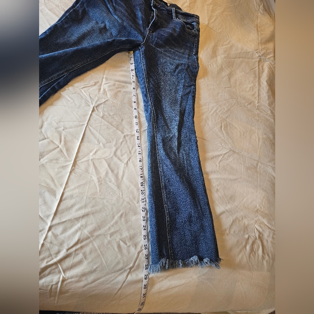 Vervet Dark Blue Flare Jeans - Picture 5 of 5